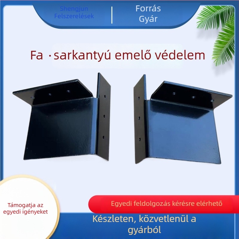 Fából készült doboz sarokvédő, emelő vas, nem importált