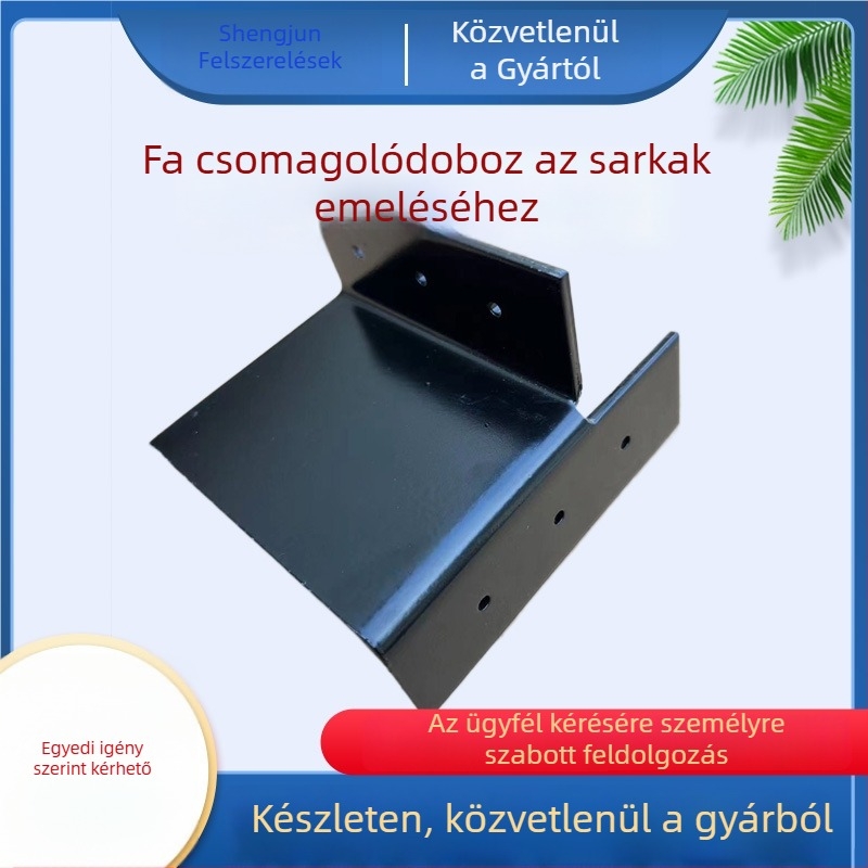 Fából készült doboz sarokvédő, emelő vas, nem importált