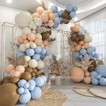 Kör alakú latex balon ív dekorációs készlet (anyag: latex; balon típus: balon készlet; forma: kör; minta: minta nélkül; alkalmazások: születésnapok, esküvők, ünnepek)