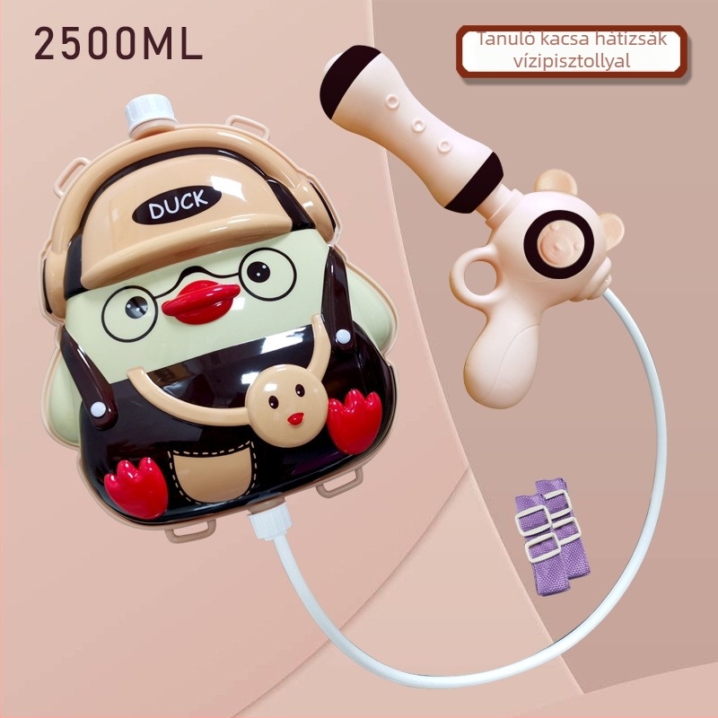 Hátizsákos vízipisztoly - Műanyag játék 4–6 éveseknek, 3C tanúsított