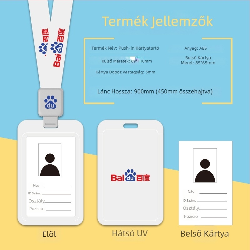 Kártyatartó tok, poliészter, So that márka, üzleti/irodai stílus