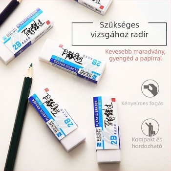 Double Leaf 801 radír, PVC műanyag, cartoon stílus, törlésre