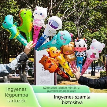 Kézből tartható gyerek balon játék — űrlény alakú, TPU anyag, ballon típus: földre zuhanó, alkalmas születésnapokra és karácsonyra