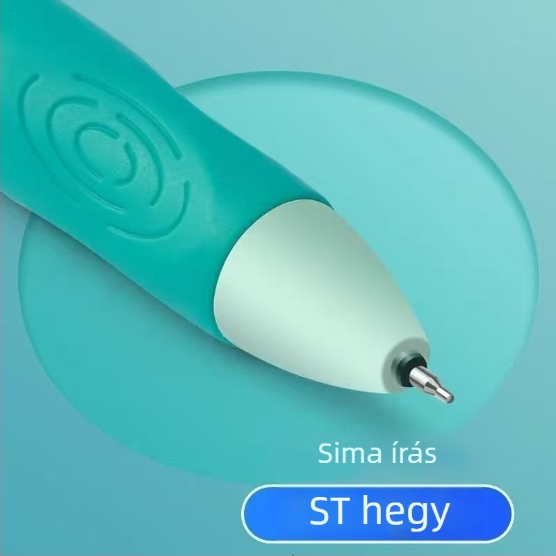 Good luck toló radírozó gél toll, ergonikus fogás, vízbázisú, íráshoz és rajzoláshoz, vizsgára való felkészüléshez; színek: kristálykék és fekete