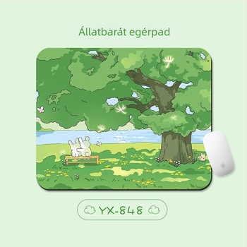 Kis méretű egérpad lányoknak, csuklótámasz, irodai használathoz és a billentyűzethez, aranyos Instagram-stílusban.
