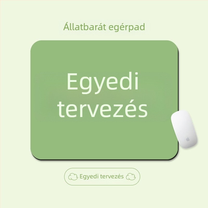 Kis méretű egérpad lányoknak, csuklótámasz, irodai használathoz és a billentyűzethez, aranyos Instagram-stílusban.