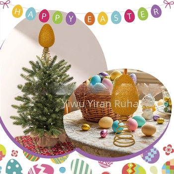 Díszek – csíkos húsvéti motívum, karácsonyfa csúcsdísz, modern minimalist stílus