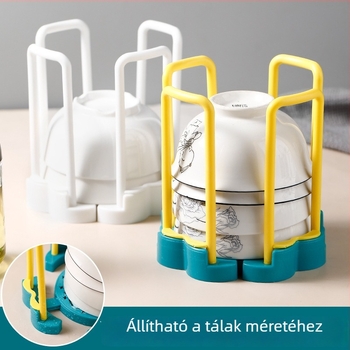 Chunqun forgó kihúzható tálak tárolója a konyhában, műanyag, modern minimalista stílus