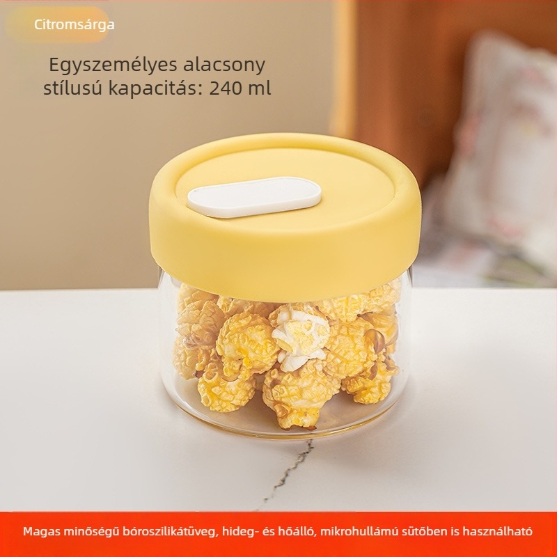 Baba számára készült üveg edény melegítéshez és tároláshoz, boroszilika üveg, kerek, 48 darab/doboz, mikrohullámú sütőben is használható, kiváló minőség