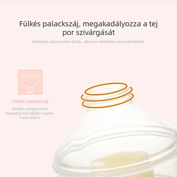 Smoked háromrétegű tejpor doboz – hordozható, biztonságos anyagból, hőálló, 0–3 éveseknek (Vonalkód 6971109130162)