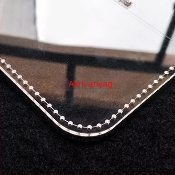 Bőrből készült mini pénztárca sablon akril verzióval (DIY)