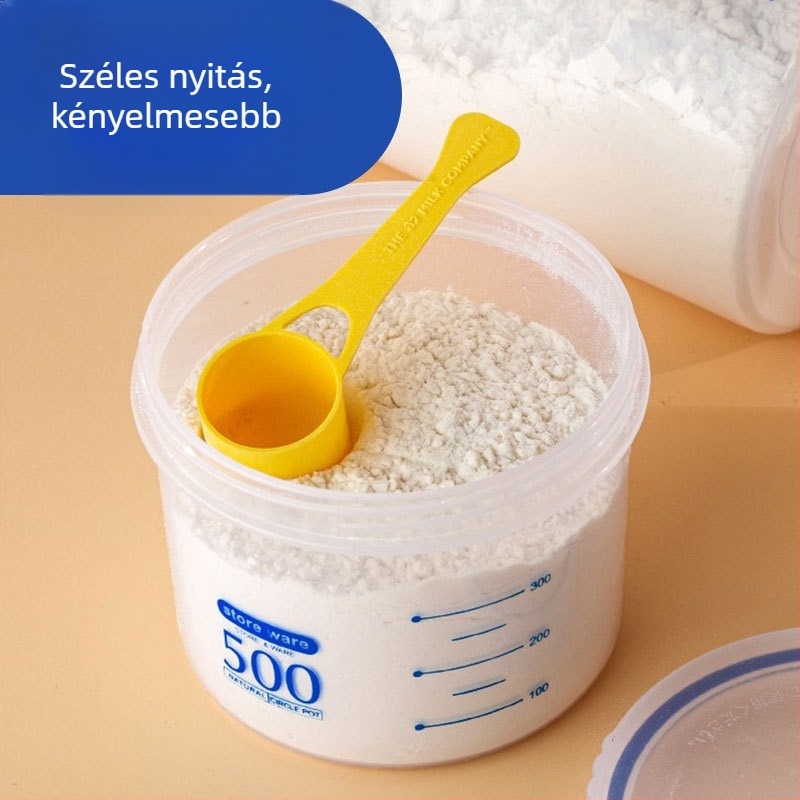 Tejpor tároló edény, kör alakú, egyrétegű, frissesség megőrző doboz, kapacitás alatt 300 ml