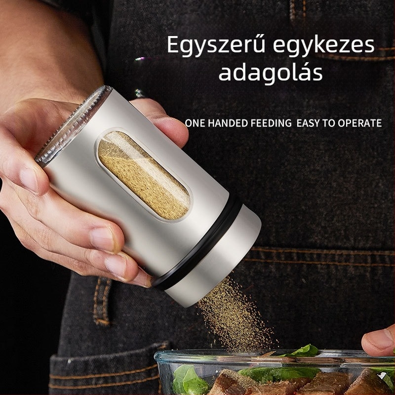 Üveg fűszertartó száraz fűszerekhez, logónyomtatás, Southern Maple Love márka, prémium minőség, 2024-ben bemutatva