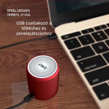 A107 Bluetooth hangszóró – hordozható vezeték nélküli audio, Bluetooth 5.0, 5W, IPX5, 100Hz-20kHz, 15m hatótáv