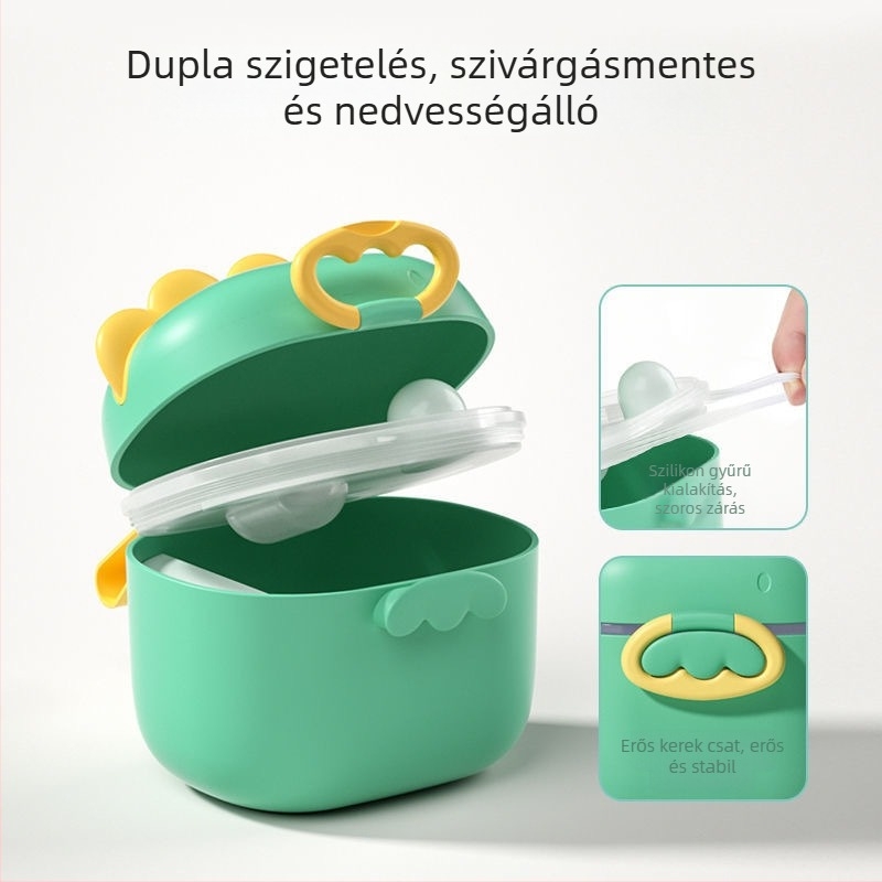 Tourmalade bébi tejpor doboz, kétszintes kialakítású, újszülött–3 éves korosztálynak