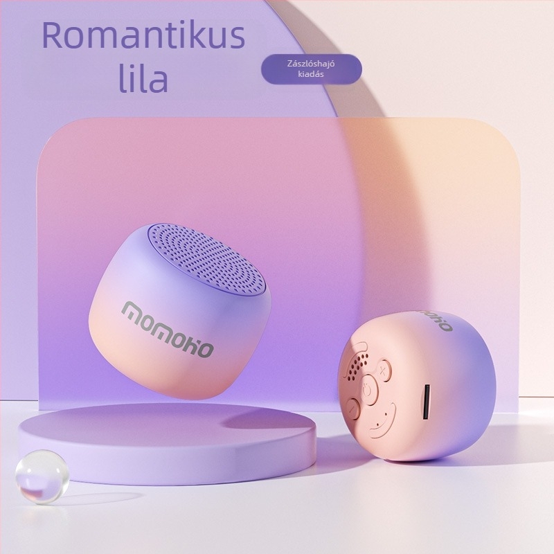 Hordozható Bluetooth hangszóró 3W, IPX7 vízálló, kompakt méret 50x50x40 mm, beépített akkumulátor 1200–2000 mAh, egyedi logó