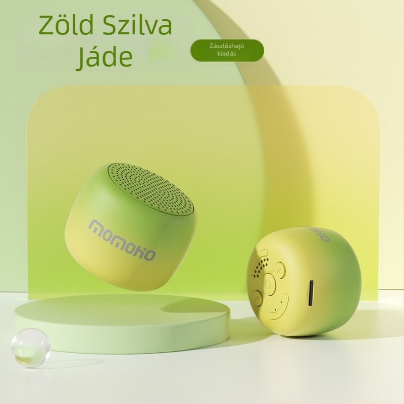 Hordozható Bluetooth hangszóró 3W, IPX7 vízálló, kompakt méret 50x50x40 mm, beépített akkumulátor 1200–2000 mAh, egyedi logó