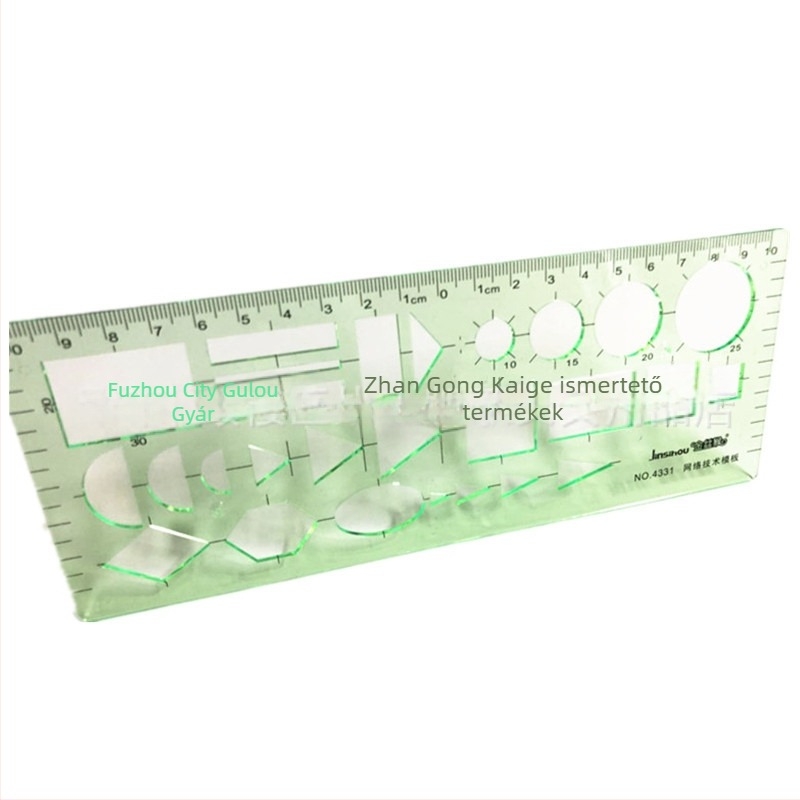 Golden Monkey 4331 Hálózati technológia tervezési sablon, műanyag rácssablon