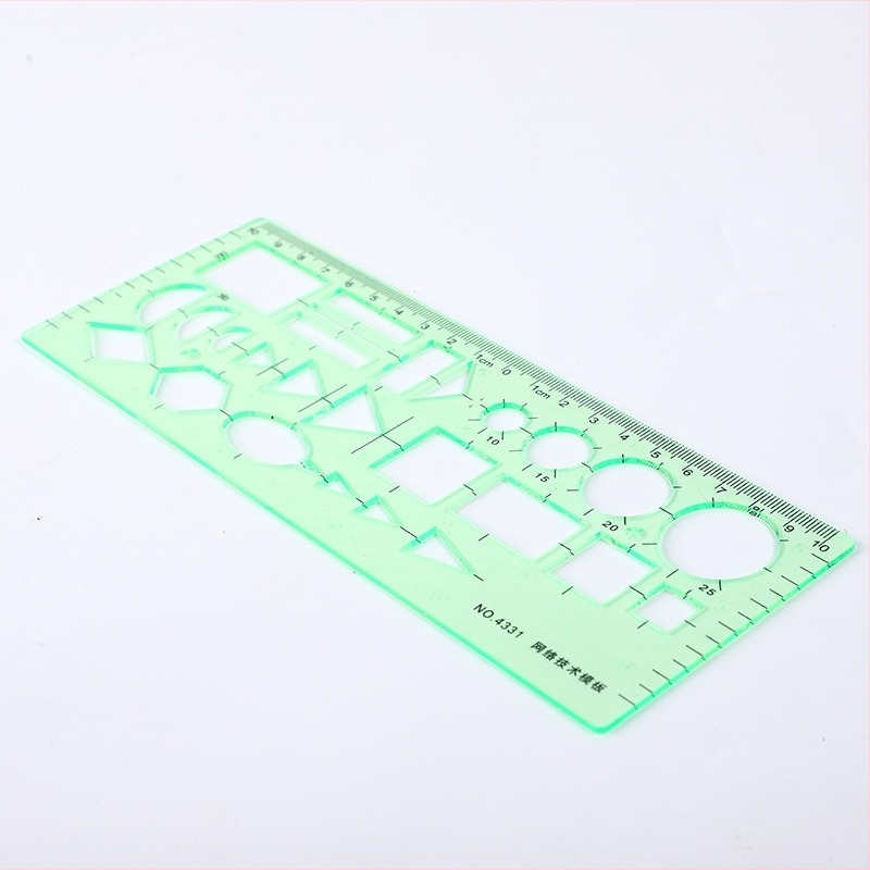 Golden Monkey 4331 Hálózati technológia tervezési sablon, műanyag rácssablon