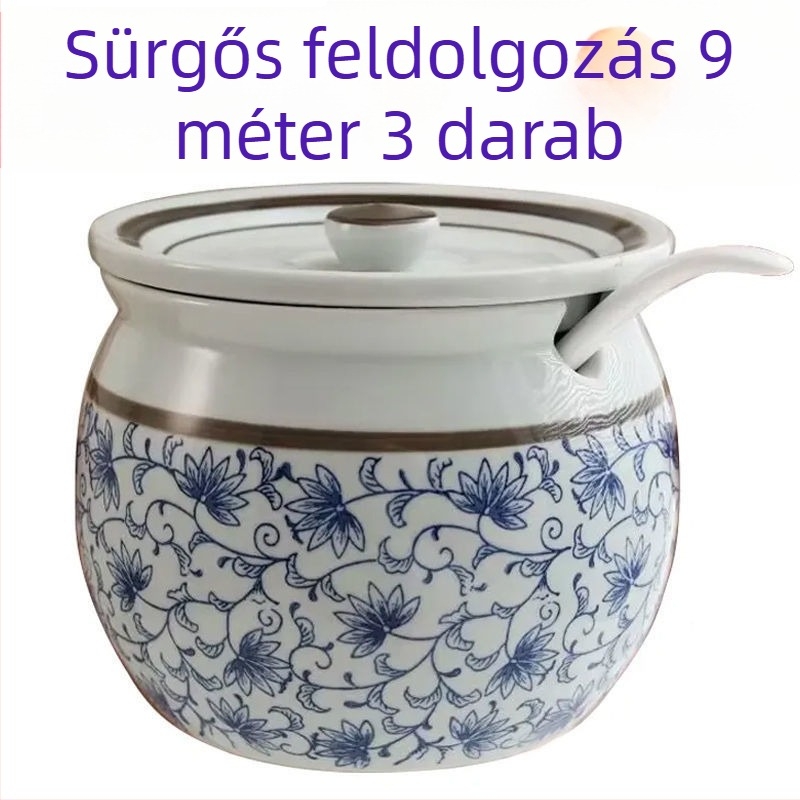 Kerámia fűszertartó a konyhához – szilárd fűszerek, prémium minőség, nemzeti stílus