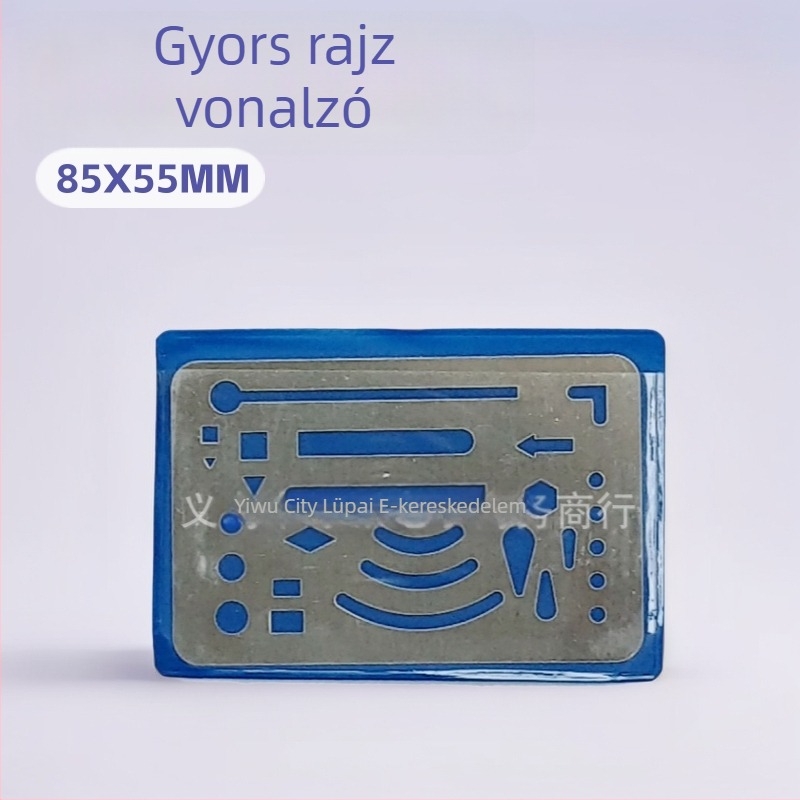 GPT01 rozsdamentes acélból készült beépíthető képi vonalzó gyors gondolattérkép rajzolásához, oktatási bemutatókhoz és építészeti rajzokhoz
