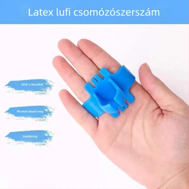 Lufi-kötő eszköz – műanyag, kerek formájú, ideális születésnapokra és bulikhoz