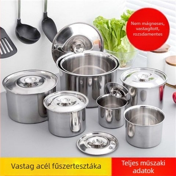 Rozsdamentes acélból készült zárt fűszertartó folyékony fűszerekhez – logóval testreszabható