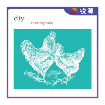 Ruwell szitanyom sablon DIY projektekhez, öntapadós és mosható, termékkód Y2304216, anyag: szitanyom, Importált: Nem, IP engedély: Nem