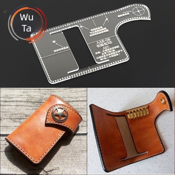DIY akril kulcstartó minta bőrkészítéshez