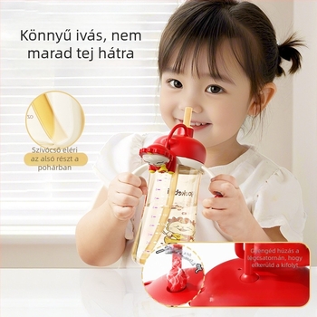 Royal Star PPSU Gyermekeknek — Háromhasználatú közvetlen ivó pohár szívóval, négyszögletes forma, fogantyú, standard kaliber