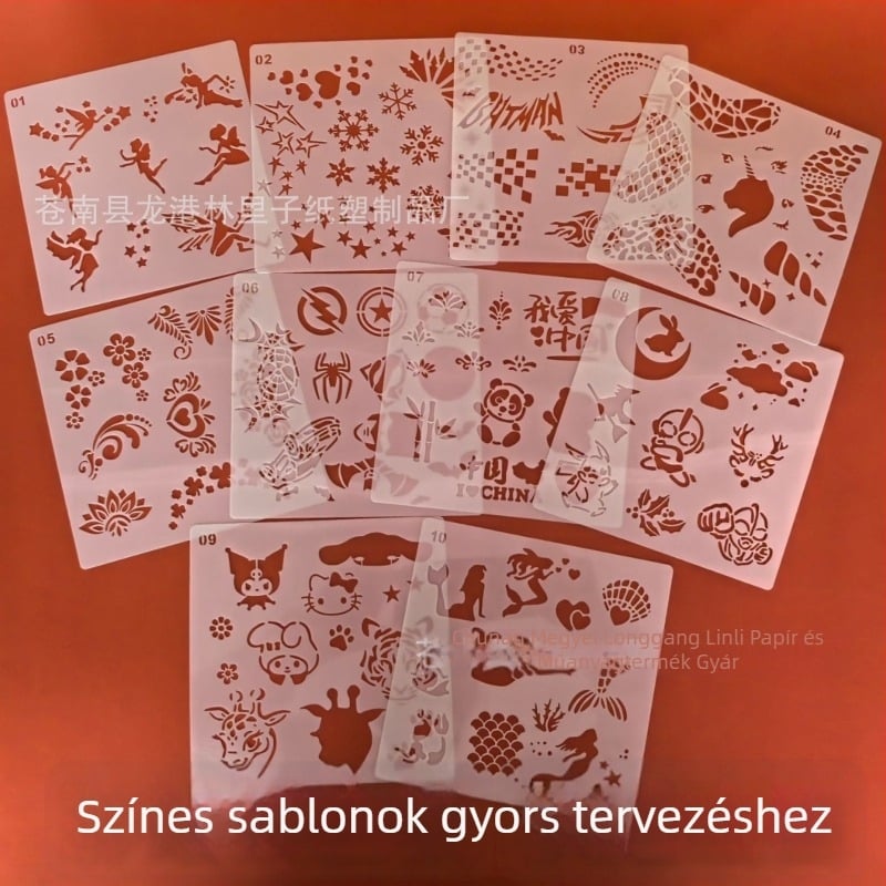 Karikatúra kivágott arcfestő sablon gyors kimenettel — nem importált; IP-engedély nélküli