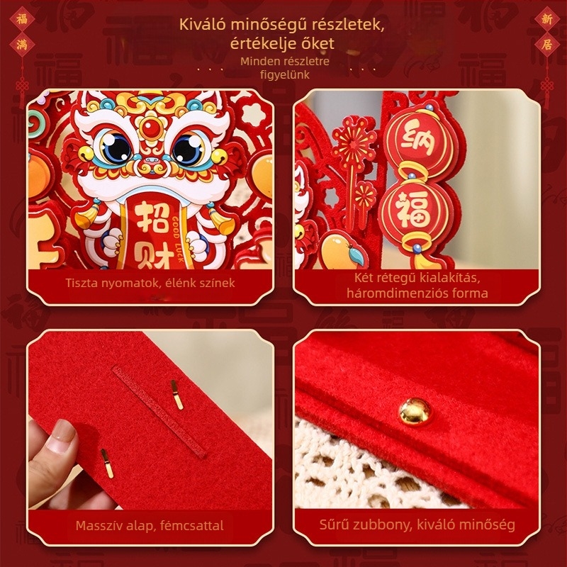 Függő díszek új otthonra, Song Shi márka, textil anyag, nemzeti stílus