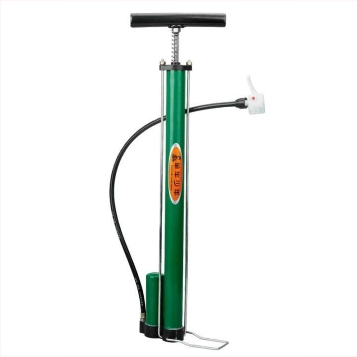 Kerékpár kézi pumpa, hordozható, nagy nyomású, univerzális, modell L-1001, 160 psi, gázcsatlakozó típus: Beautiful Mouth, tartozék gáztű
