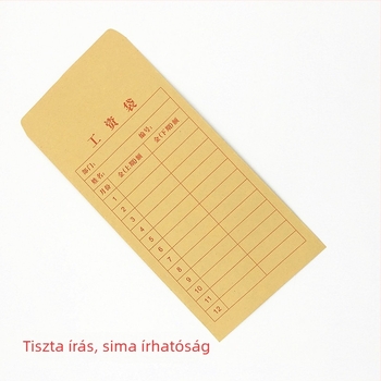 Bérboríték, Kraft papírból, modell 5, kínai stílusú boríték, logó nélkül