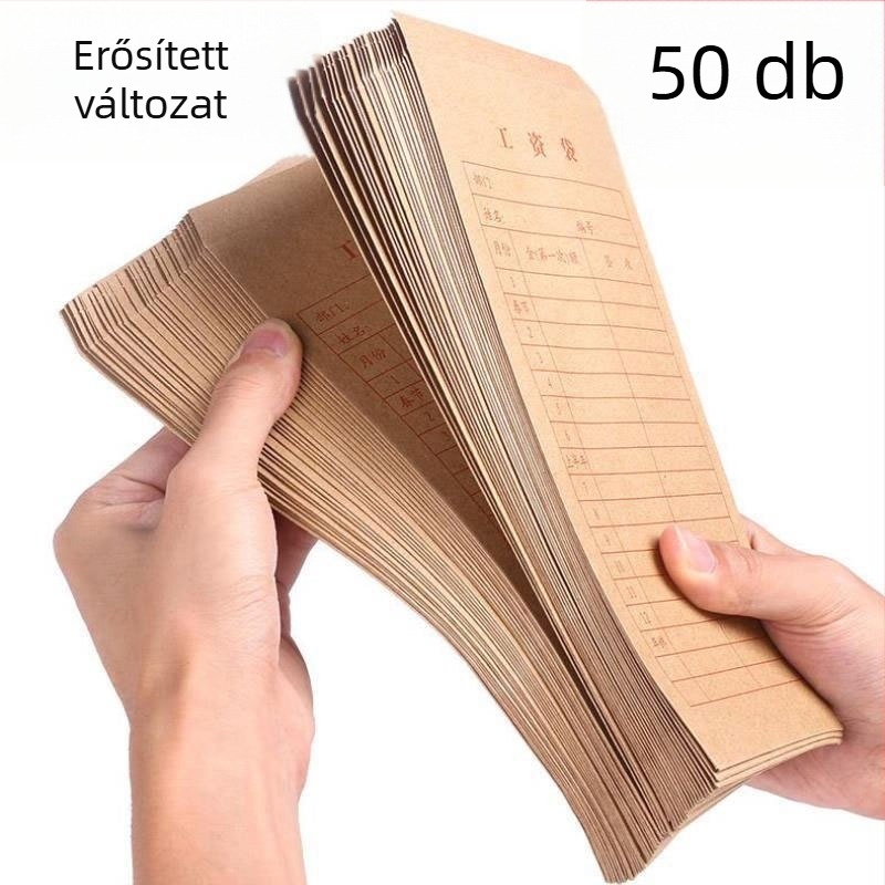 Bérboríték, Kraft papírból, modell 5, kínai stílusú boríték, logó nélkül