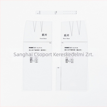 DIHAN 1:3 Női sheath ruha prototípus sablon japán kultúra stílusban; átlátszó műanyag