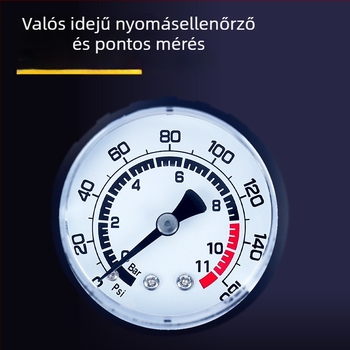 Deli DL-QT012 kézi pumpa manométerrel