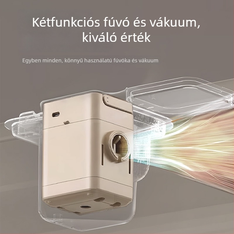 Vezeték nélküli elektromos légpumpa – Kettős használatú sátorhoz, kanapéhoz és kemping matracokhoz; <80W, egyhengeres, világítás és USB töltés, üzemidő 5–20 perc