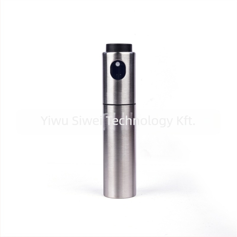 Kettős funkciójú olajtartó: öntés és permetezés, akril, nyomógombos permetező dizájn az egészséges olajhasználathoz, otthoni és kültéri grillhez