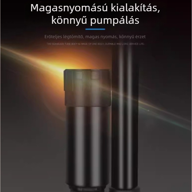 Kerékpár lábpumpa – modell 4647, tömeg 300 g, légnyomás 46, tartalmaz tűket, univerzális szelep