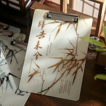 Akrill klipboard Guofeng stílusban, diákok és irodai használatra, 220×310 mm, A4 méret, Mr.paper