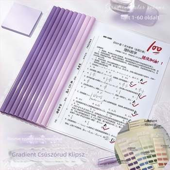 Gradiens áttetsző tolózáras mappa, modell Cgj17280180, anyag: Egyéb, típus: Egyéb