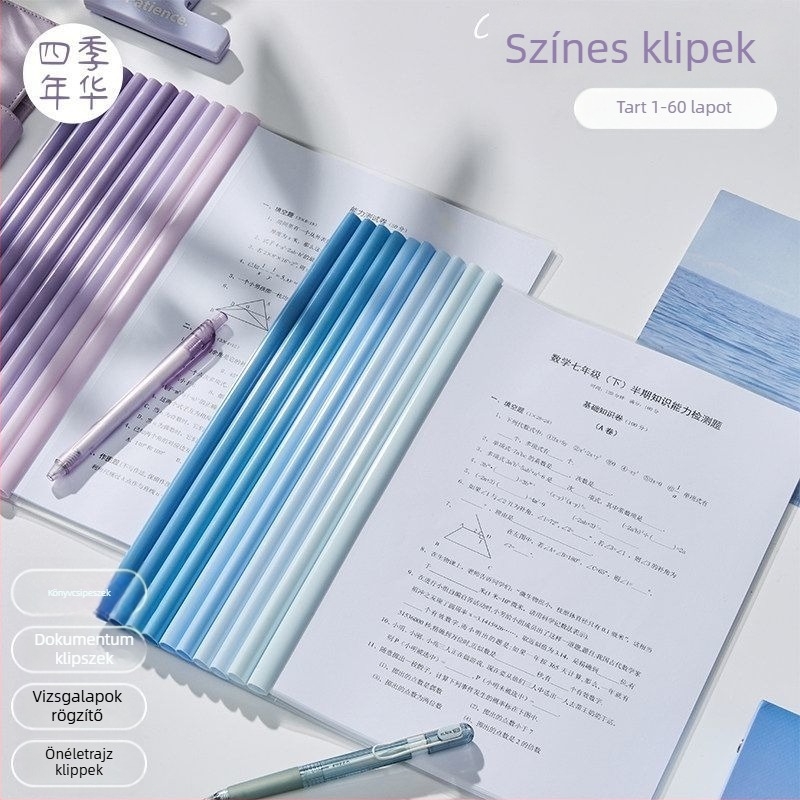 Gradiens áttetsző tolózáras mappa, modell Cgj17280180, anyag: Egyéb, típus: Egyéb