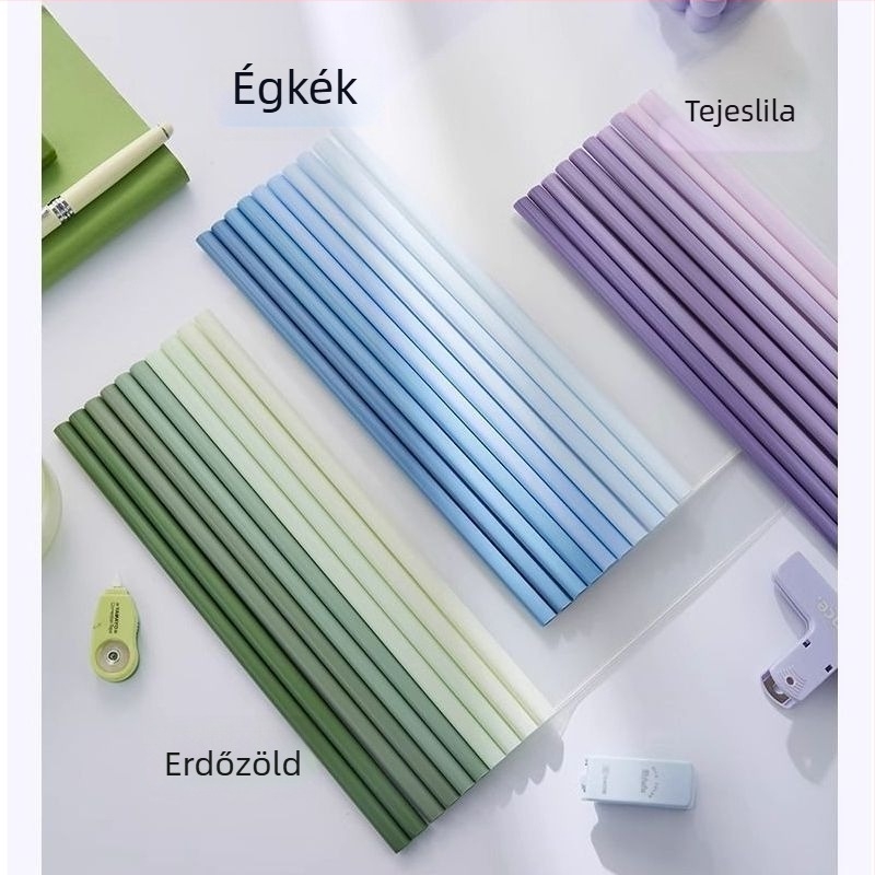 Gradiens áttetsző tolózáras mappa, modell Cgj17280180, anyag: Egyéb, típus: Egyéb