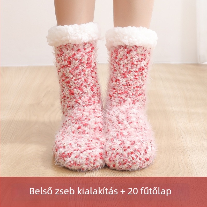 USB-melegítő otthoni papucs – pamut felső rész, uniszex, otthoni viselésre, alvásbarát