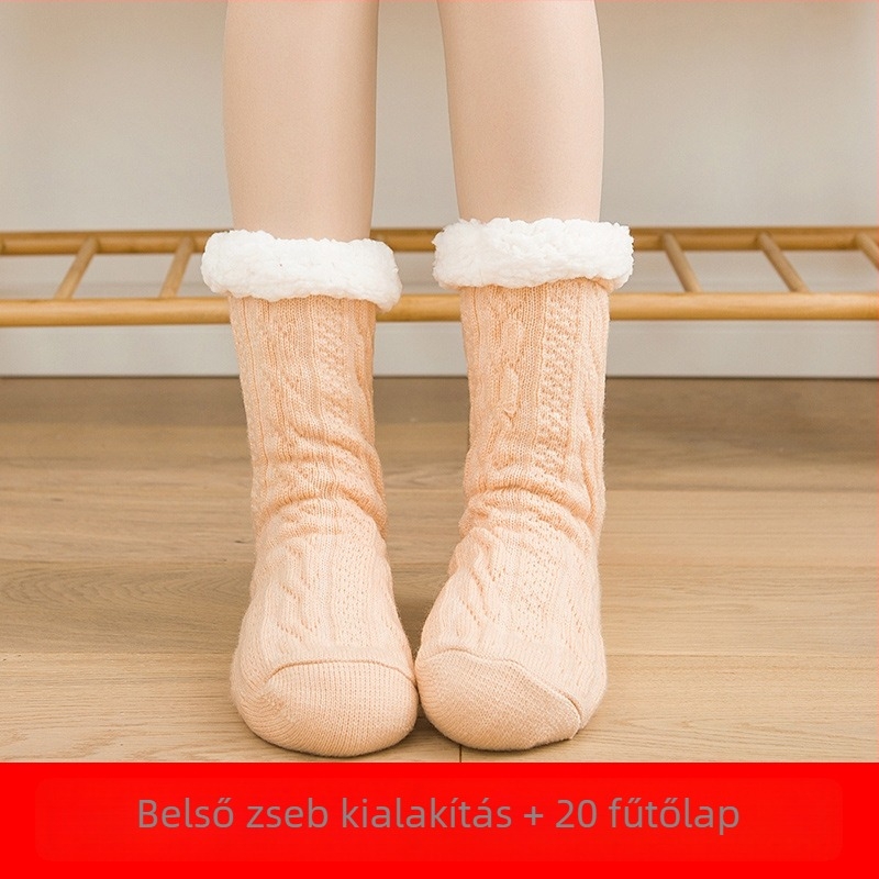 USB-melegítő otthoni papucs – pamut felső rész, uniszex, otthoni viselésre, alvásbarát