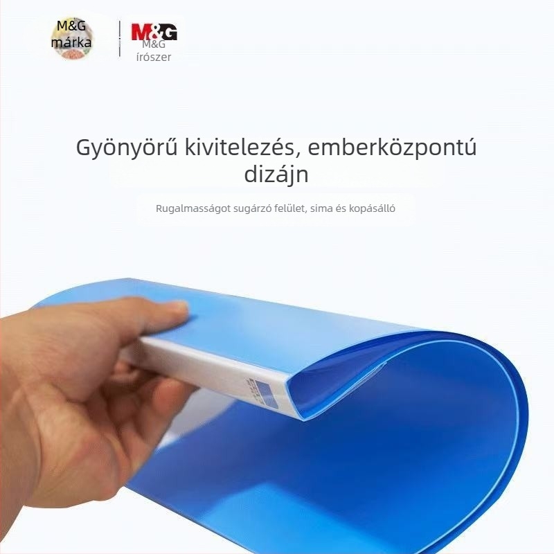 M&G Morning Light Átlátszó dokumentum mappa ADM95096 – műanyag irattartó, több rétegű szervező