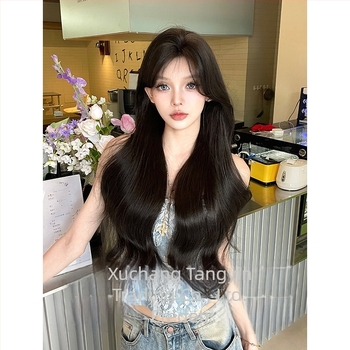 FP07 Paróka darab, hangerő növelésére, hosszú göndör haj, hőálló szintetikus haj