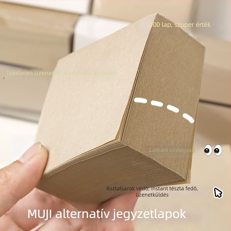 Extra vastag üres négyszögletes jegyzetfüzet, téphető vázlatfüzet