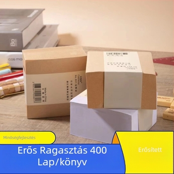 Négyszögletes ragasztós jegyzetek, 400 lapok, öntapadó